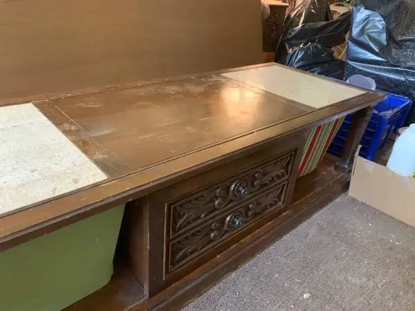 Vintage coffee Table and 3-side tables