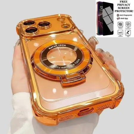 Iphone 17 Pro Max Case w/ Free Privacy Screen Protector!