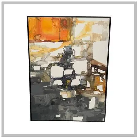 Beverly Fuller For Crate & Barrel semblance Of Order Framed Reproduc
