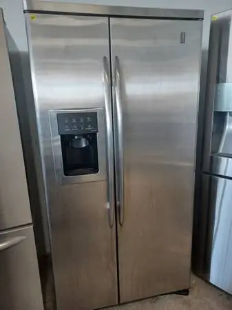 GE Stainless Steel Side By Side Refrigerator