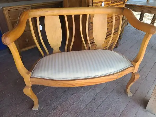 antique English Regency settee