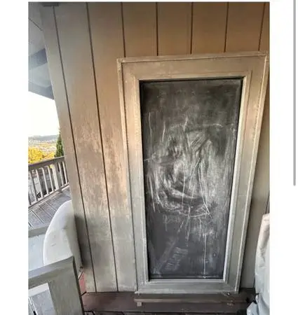 RH zinc plated chalk board and pin board
