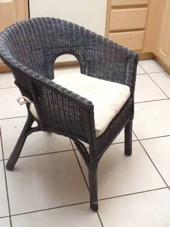 Wicker Chair with cushion