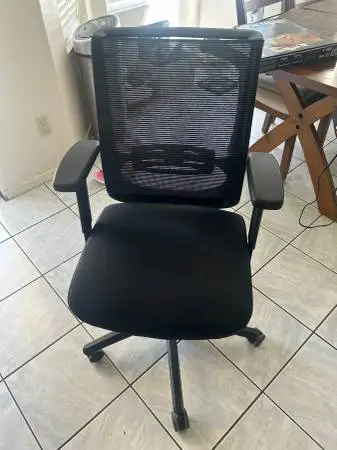 hon convergence fabric &mesh task desk ofice chair w adyustable arms
