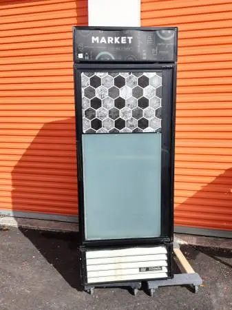 True Glass Door Reach In Freezer