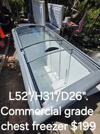 Large size commercial grade freezer