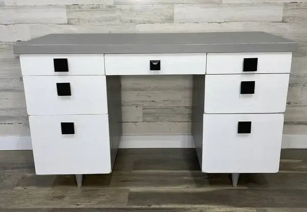 Mid Century Refinished Desk *delivery available*