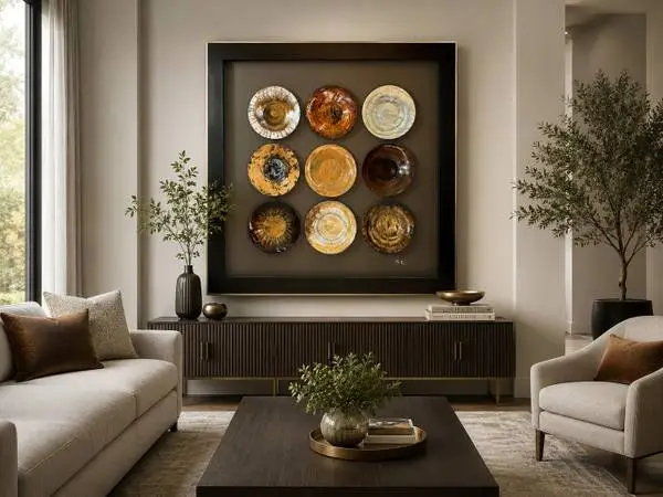 REN-WIL DESIGNER WALL ART – 46x46 – MODERN STATEMENT PIECE!