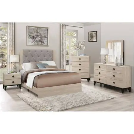 New wood queen bedroom set www.capricefurniture.com