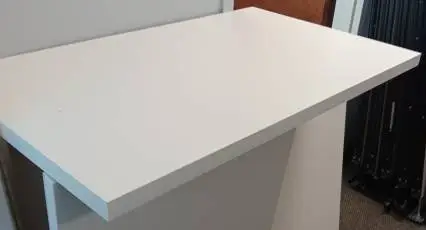 White Cubicle Desktops, 8 Each of 3 Sizes 34-48W, IKEA
