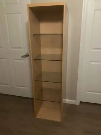 Glass Shelf wood stand