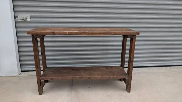 Rustic Solid Wood Entry or Sofa Table