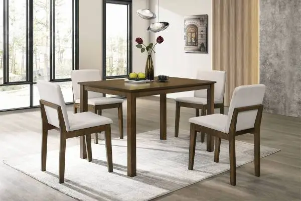 wood 5pc dining set www.capricefurniture.com