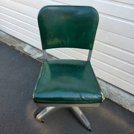 Vintage MCM ASE All Steel Equipment Propeller Desk Chair Illinois USA