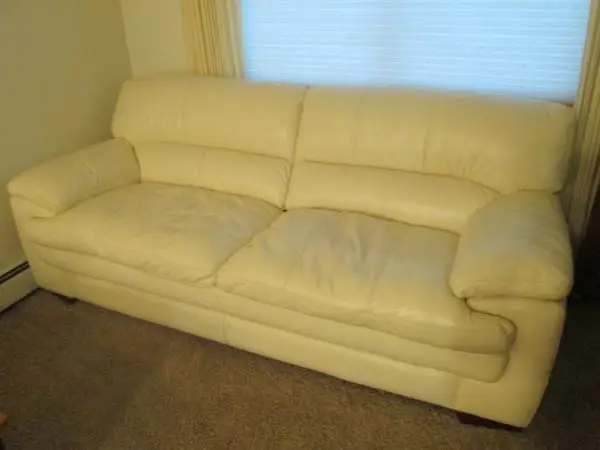 Full Size Leather Couch