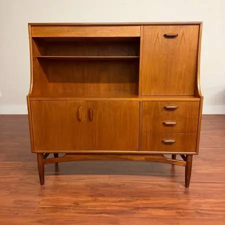 6 Real Vintage Sideboards, Hutch, No Reproductions! Dozens in Stock!