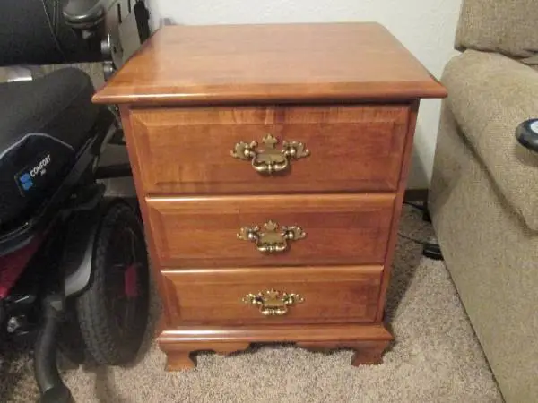 3 Drawer Side Table