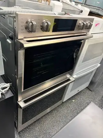 Samsung Stainless Steel Double Wall Oven smart Divider