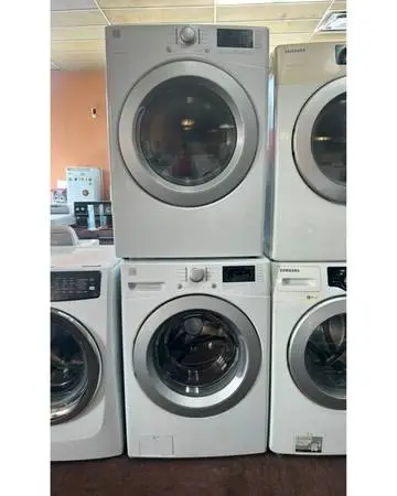 Kenmore Stackable Washer and Dryer Set White Finish