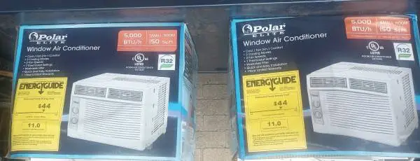 Two New 5000btu Air Conditioners