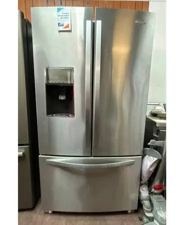 Whirlpool French Door Refrigerator Stainless Steel Finish