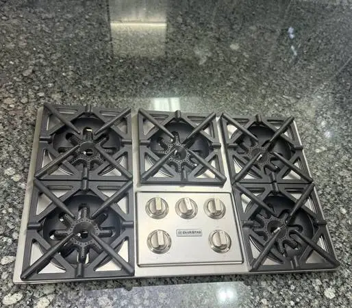 36 BlueStar Drop In Cooktop Natural Gas Direct Flame