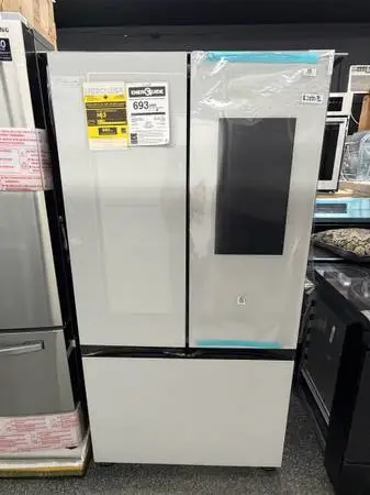 White Samsung Refrigerator Family-Hub New