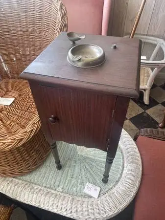 Antique smoking stand