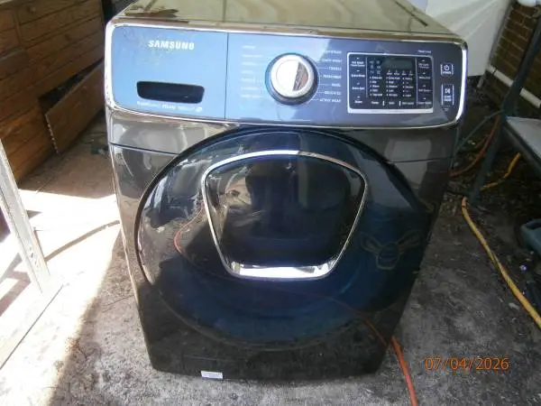 Samsung front load smart washer