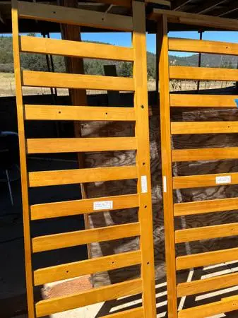 Futon Wood Bed Frame & Mattress