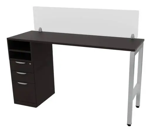 *8 colors New 60/72w x 24d Standing Desk w/ Privacy Panel Option