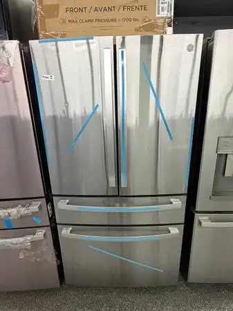 Stainless Steel G E Pro File Refrigerator