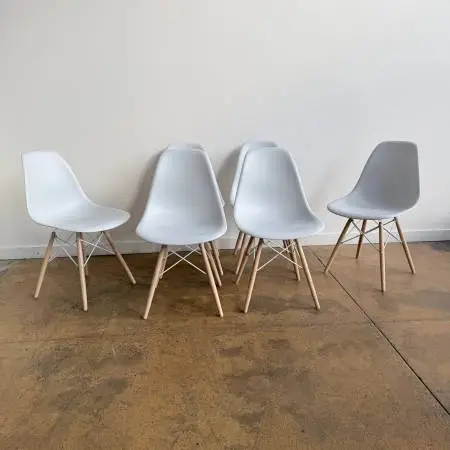 Herman Miller Eames Molded Dining Chairs  (Retail $5000+)