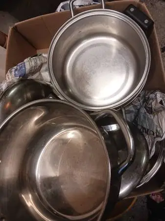 Box of pots
