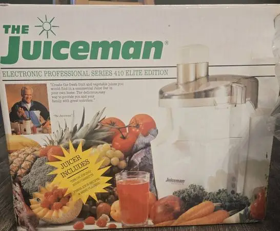 BRAND NEW IN BOX - The Juiceman Professional 410 Elite Edition Juicer