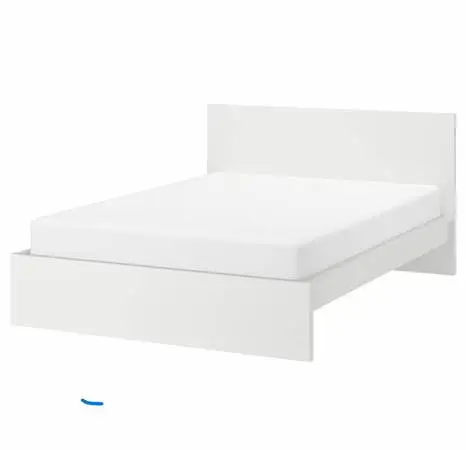 IKEA MALM Qeen Bed For Sale White