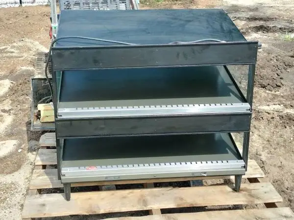 Hatco Glo-Ray 36 Slanted Warmer Merchandiser Heated Hot Case