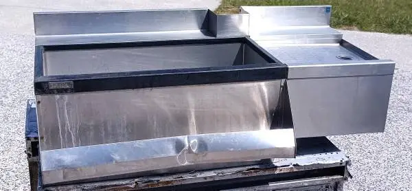 Perlick 36 Stainless Underbar Ice Chest Cold Plate + Sink