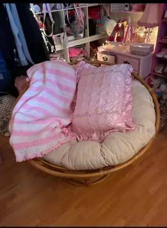 Papasan chair 3 piece