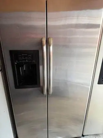 ✨CLEAN GE STAINLESS STEEL REFRIGERATOR