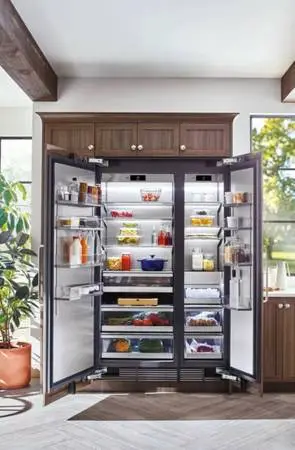 *Open Box* SKS 48” Built-in Fridge/Freezer Column Set w/ SS Panels