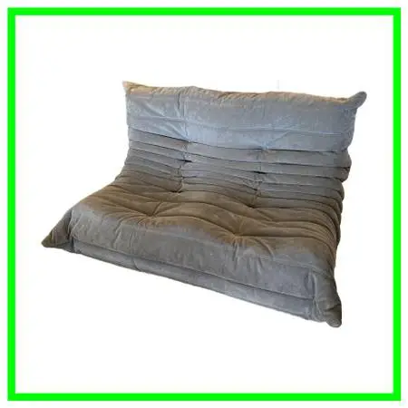 Michel Ducaroy For Ligne Roset Togo Loveseat, Alcantara Chic