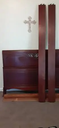 Vintage Mahogany Hepplewhite Style Full Size Bedroom Set - negotiable