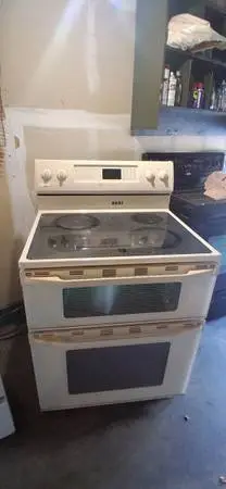*~ Maytag Glass Top Range (Stove /Oven) Double Oven ~* Can deliver