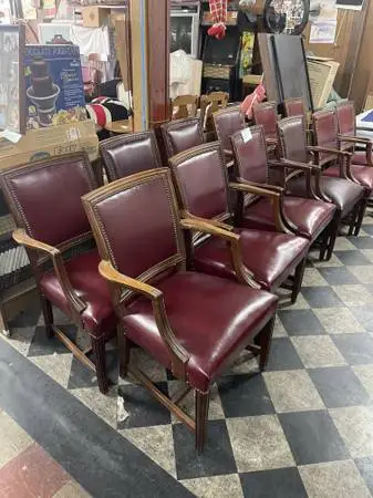 Antique Empire armchairs