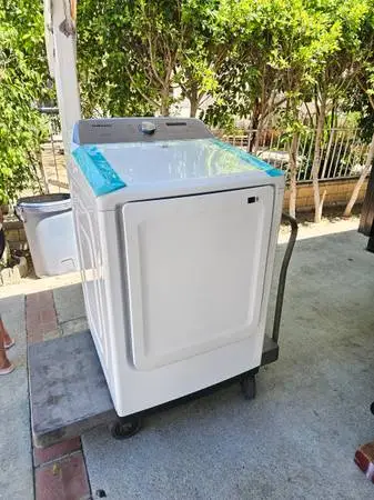 SAMSUNG 7.2 CU FT NEW DRYER GAS,MODEL# WA45T3200AW WITH SENSOR DRY COL