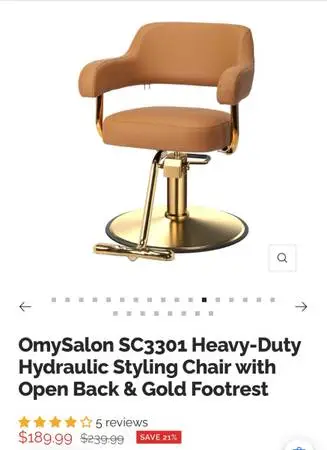 OmySalon Salon Chair
