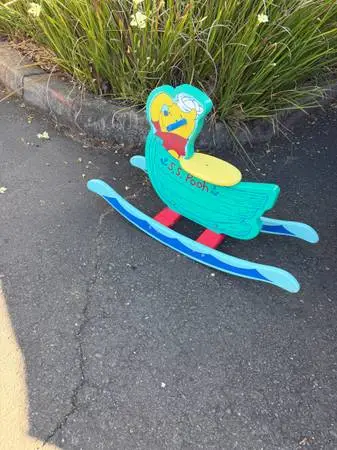 Vintage Disney Winnie the Pooh Rocking Horse RARE