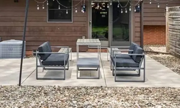 Modern patio furniture 2 full sets