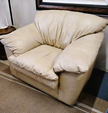 Leather Armchair by Sealy